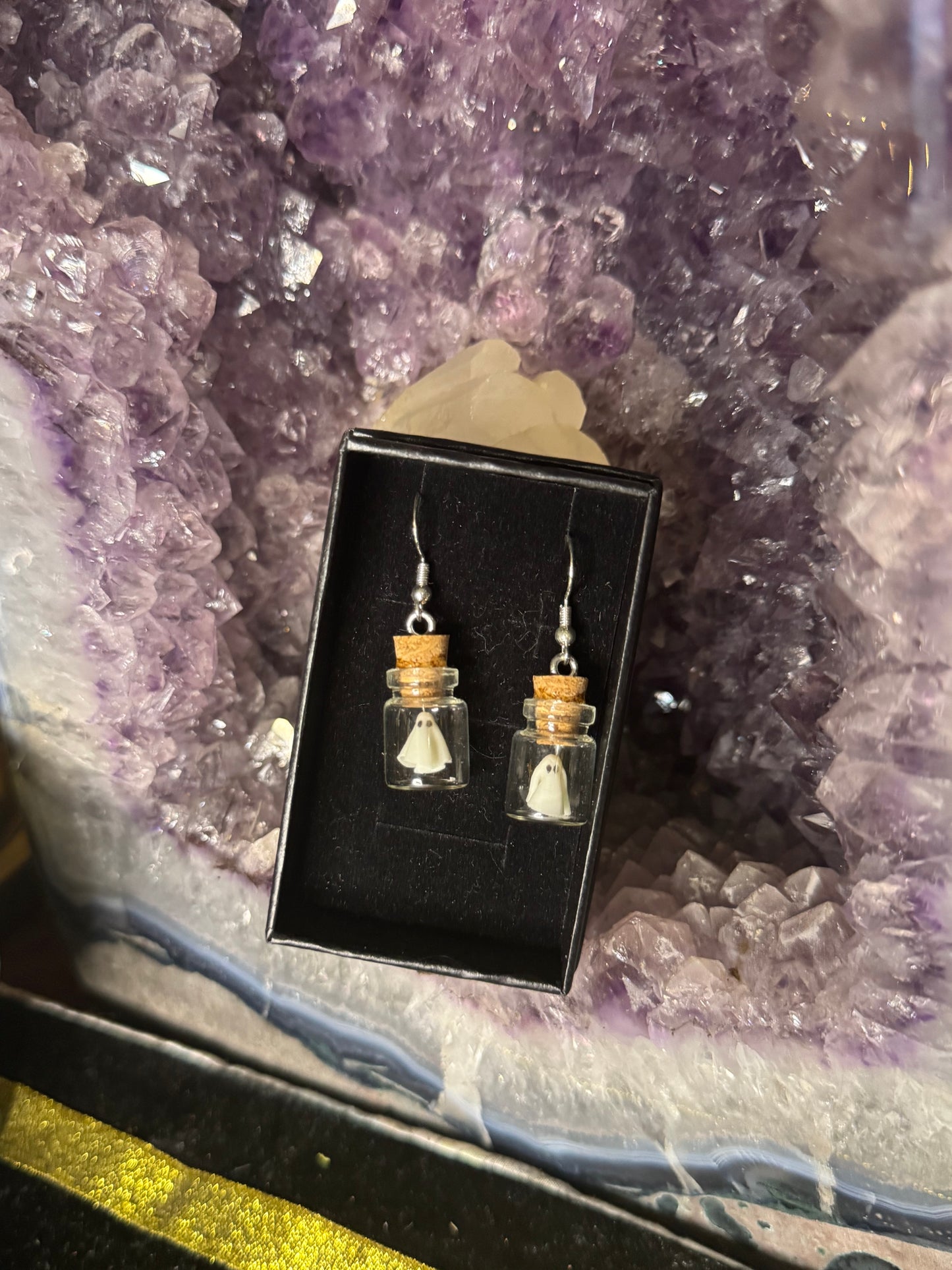 Tiny Bottled Spirit Earrings