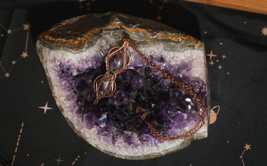 Amethyst & Peridot Amulet